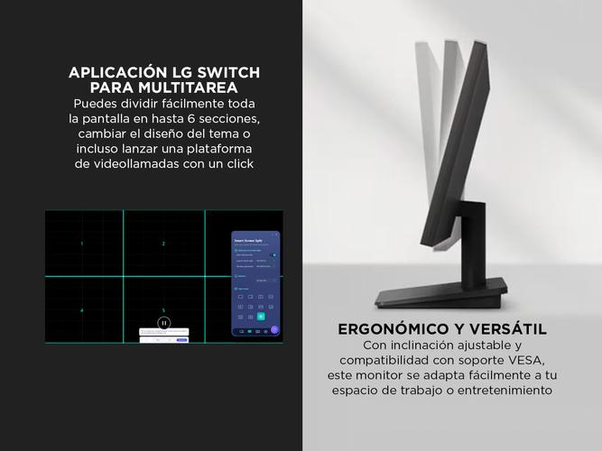 Monitor LG 20U401A-B Pantalla TN HD De 195 Pulgadas LED - 3