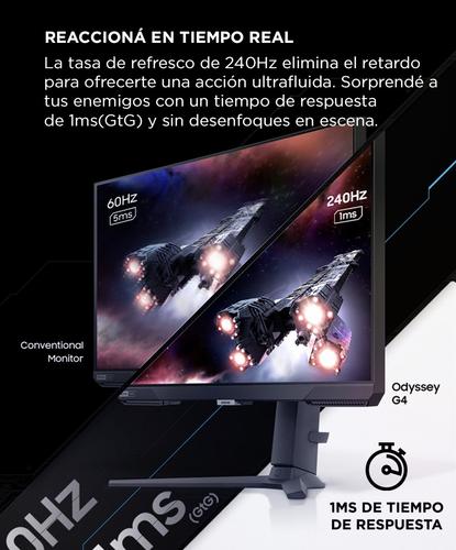 Monitor Samsung Odyssey G4 25 FHD 240Hz Panel IPS Nvidia G-Sync  - 2
