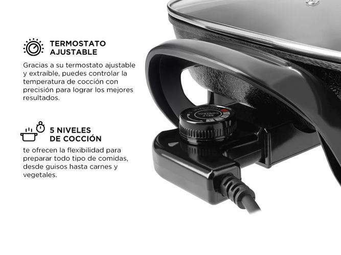Olla Multifunción Winco Cuadrada W154 Eléctrica Antiadherente - 3
