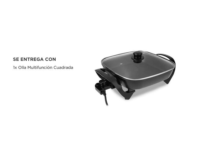 Olla Multifunción Winco Cuadrada W154 Eléctrica Antiadherente - 4