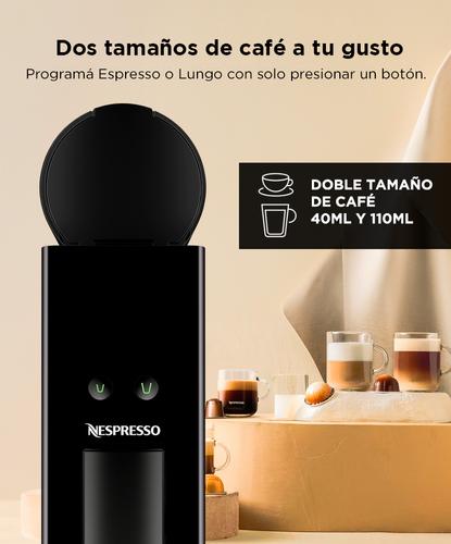 Cafetera Nespresso Essenza Mini Black C 06L 19 Bares Espresso Lungo  - 2