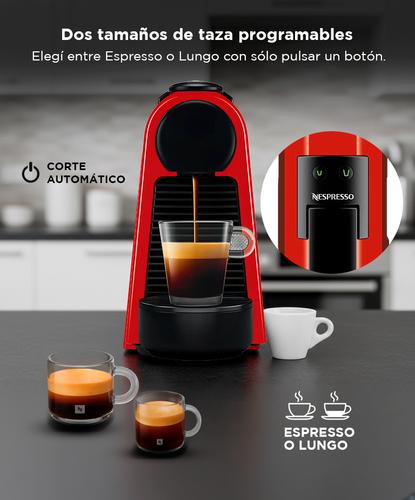 Cafetera Nespresso Essenza Mini Red D30 Cafetera Cápsulas 19 Bares - 2