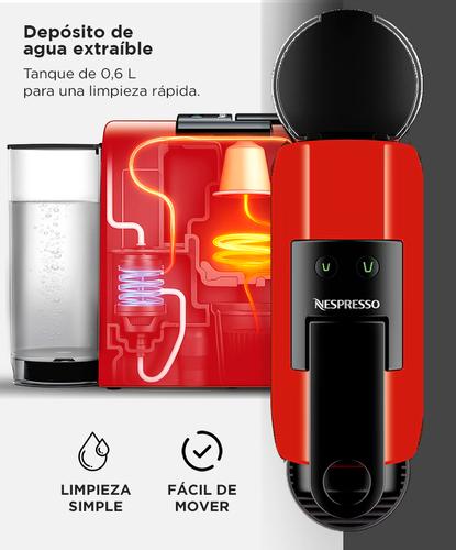 Cafetera Nespresso Essenza Mini Red D30 Cafetera Cápsulas 19 Bares - 3