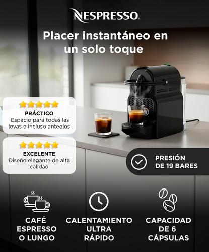 Cafetera Nespresso Inissia Black C40 Cafetera Cápsulas 19 Bares - 1