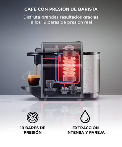 Cafetera Nespresso Inissia Black C40 Cafetera Cápsulas 19 Bares - 4
