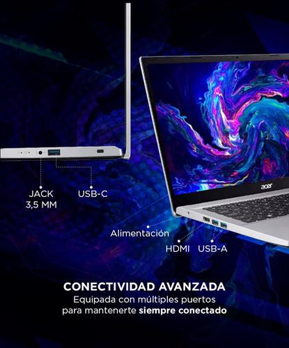 Notebook Acer Aspire A315 Intel Core i5 16GB RAM 512GB SSD Pantalla 156” Full HD - 3