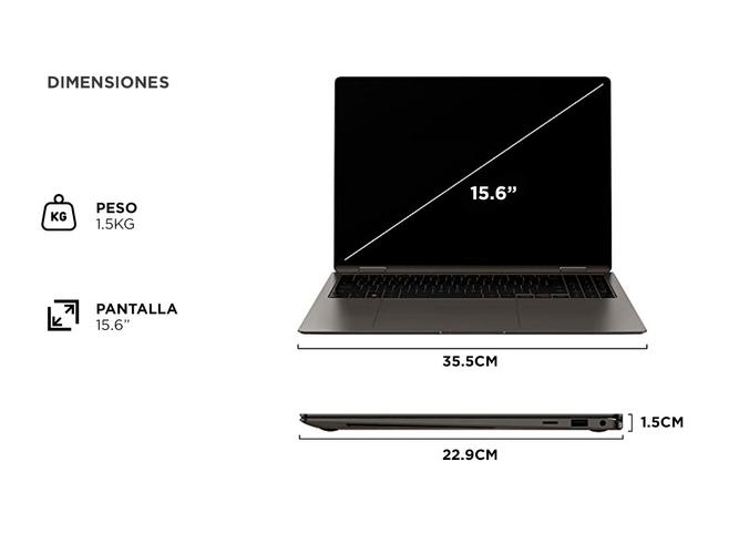 Notebook Samsung Galaxy Book3 Intel Core i7 16GB RAM 512GB SSD 15.6