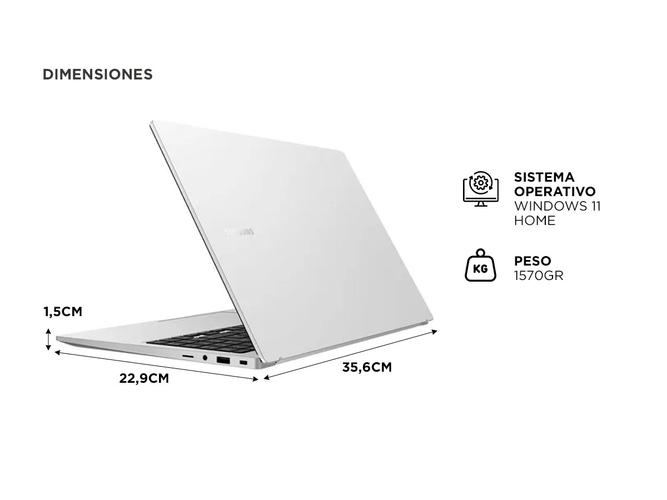 Notebook Samsung Galaxy Book3 156 Intel Core I5 8gb 512gb w11 - 5