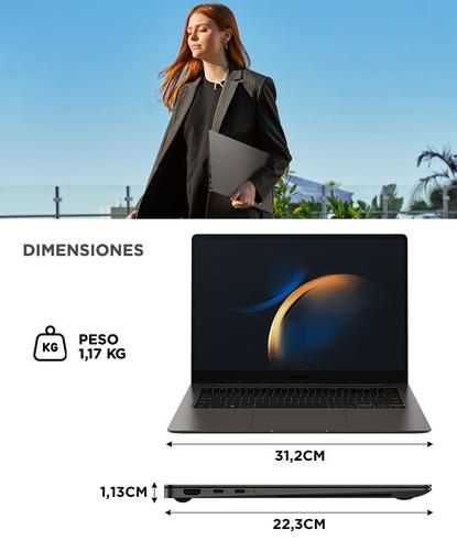 Notebook Samsung Galaxy Book3 Pro i7 RAM 16GB SSD 1TB Pantalla AMOLED 14” - 5