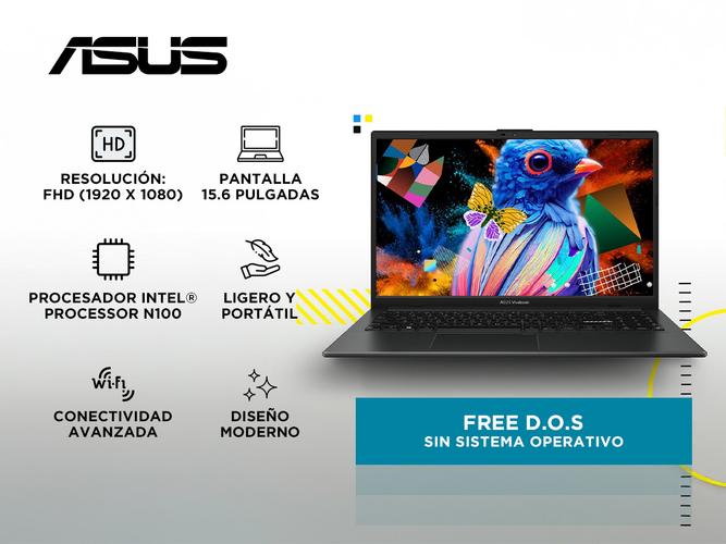 Notebook Asus Vivobook Go 15 256G 4GB DDR4 FREE DOS - 1