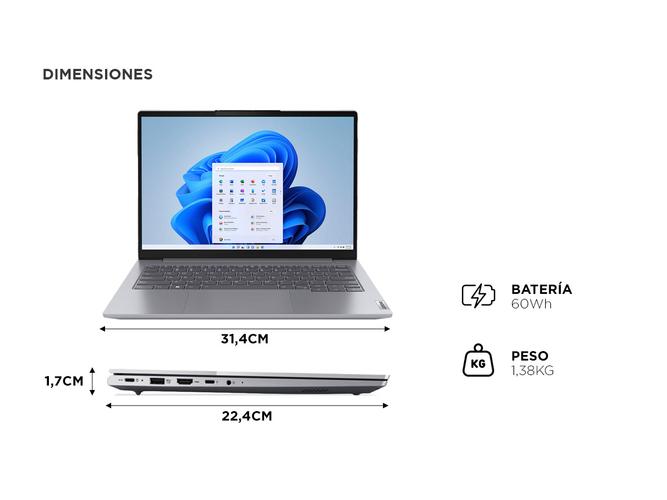 Notebook Lenovo TB14 Core I5-13420H 8GB 512 Free Dos - 3