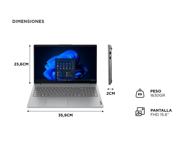 Notebook Lenovo V15 Ryzen 3 8G 512SD Free Dos - 3