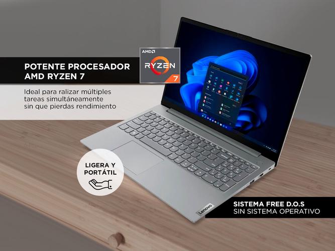 Notebook Lenovo V15 Ryzen 7 8G 512G Free Dos - 2