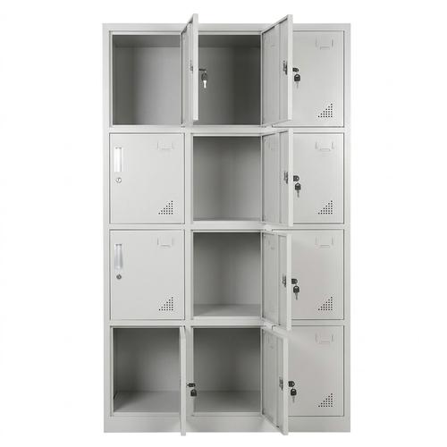 Locker Metalico GADNIC 12 Puertas Seguridad Acero Guardado - 0