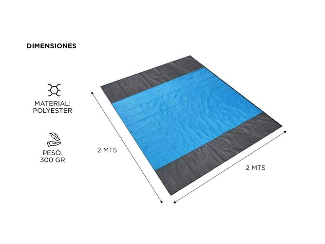 Lona Playera Gadnic LTJ6 Impermeable 200 x 200  - 3