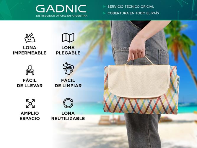 Lona Plegable Gadnic de Playa Picnic o Campo - 1