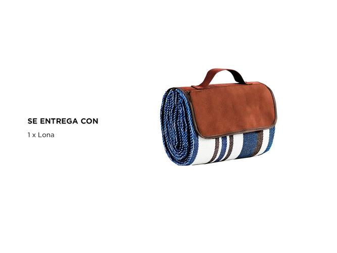 Lona Manta de Playa Picnic Gadnic LONA05 Impermeable Enrollable  - 5