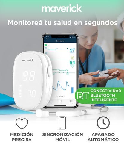 Oximetro Saturometro De Pulso Digital Maverick YX110 Bluetooth App Movil Portatil - 1