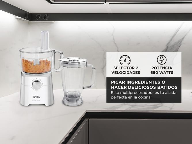 Multiprocesadora + Jarra Plástica Atma1.2L 650W LP8425P - 2