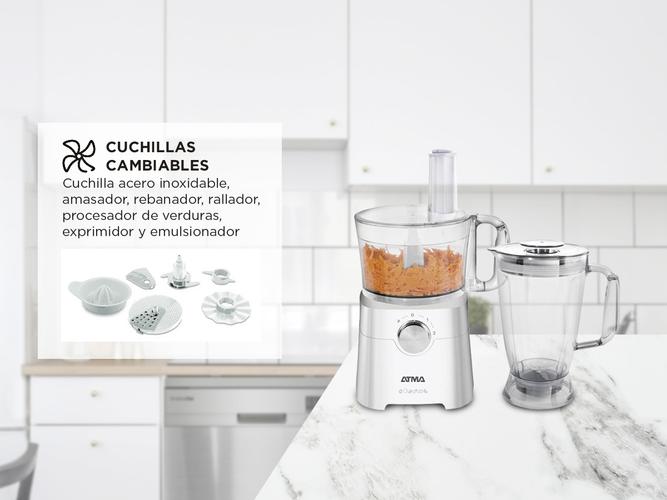Multiprocesadora + Jarra Plástica Atma1.2L 650W LP8425P - 3