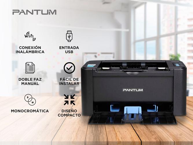 Impresora PANTUM LASER P2200W Monocromática  - 1