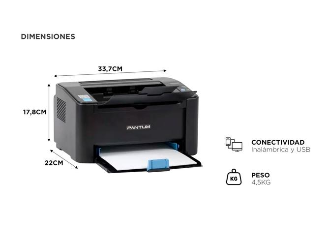 Impresora PANTUM LASER P2200W Monocromática  - 5