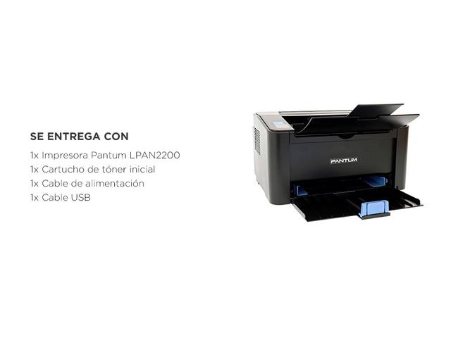 Impresora PANTUM LASER P2200W Monocromática  - 6