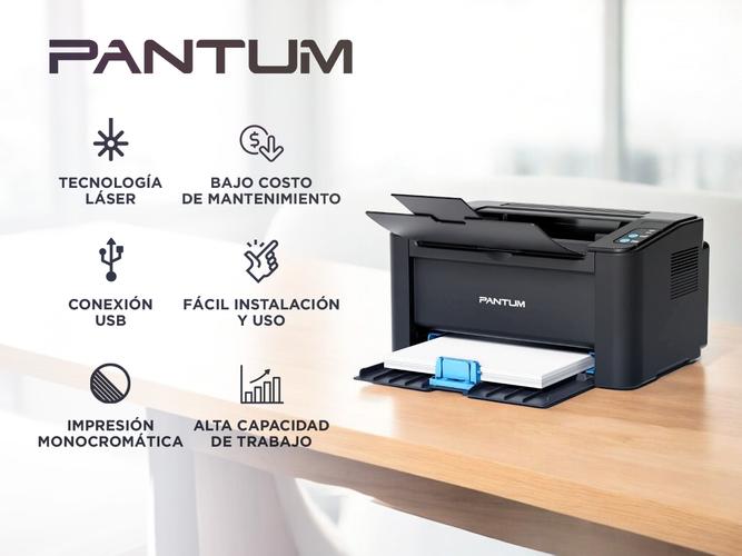 Impresora Láser Pantum P2516 Monocromática Con USB  - 1
