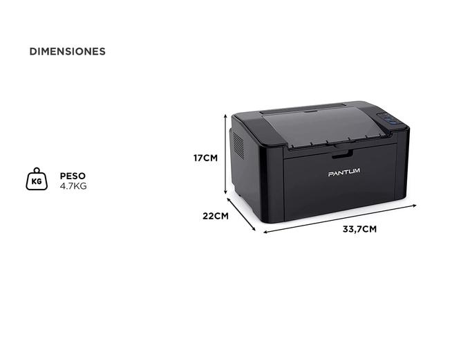 Impresora Láser Pantum P2516 Monocromática Con USB  - 4