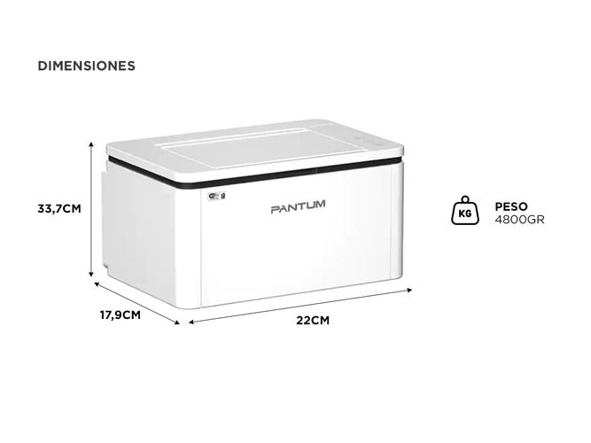 Impresora Monocromática Láser Pantum BP2300W  - 4