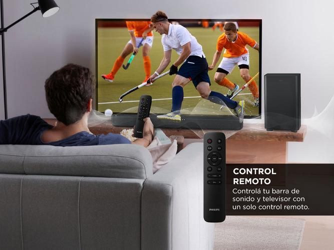 Barra De Sonido Philips TAB530977 Con Subwoofer Inalámbrico Dolby Digital Plus  - 4