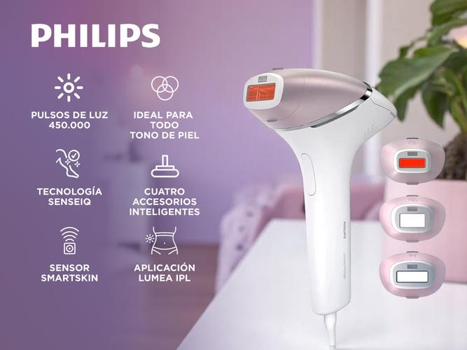 Depiladora Philips IPL Lumea Prestige Para Cuerpo Axilas Bikini y Rostro Uso con Cable BRI94730 Usado - 1