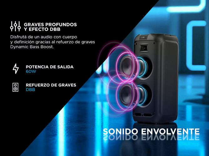 Torre De Sonido Philips TAX450977 Parlante Para Fiestas Bluetooth - 2