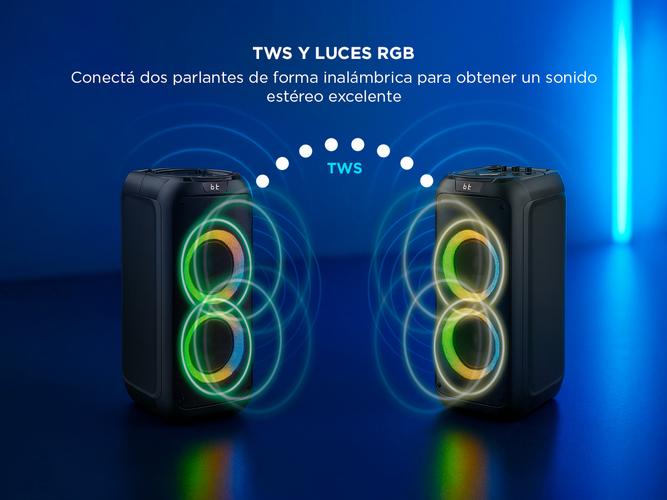 Torre De Sonido Philips TAX450977 Parlante Para Fiestas Bluetooth - 4