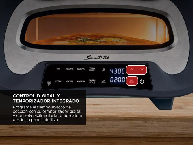 Horno Eléctrico Pizzero Smart-tek Inpietro Milano EMAX1 Color Negro - 3