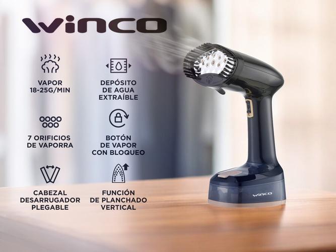 Plancha a Vapor Desarrugador Winco W2008 Portátil - 1