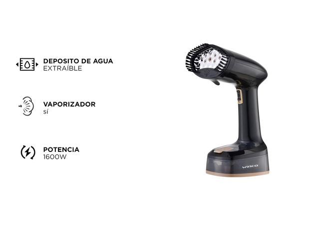 Plancha a Vapor Desarrugador Winco W2008 Portátil - 4