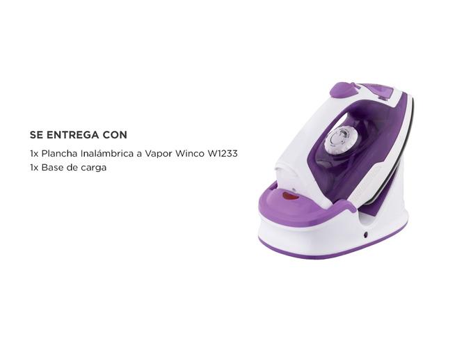 Plancha Inalámbrica a Vapor Winco W1233 Potencia 1200 W - 4