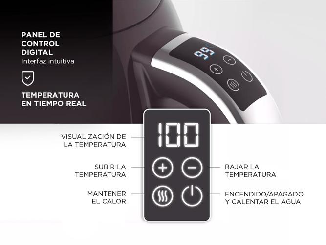 Pava Eléctrica Pastalinda Bollitore Digital Vintage Con Control Temperatura - 2