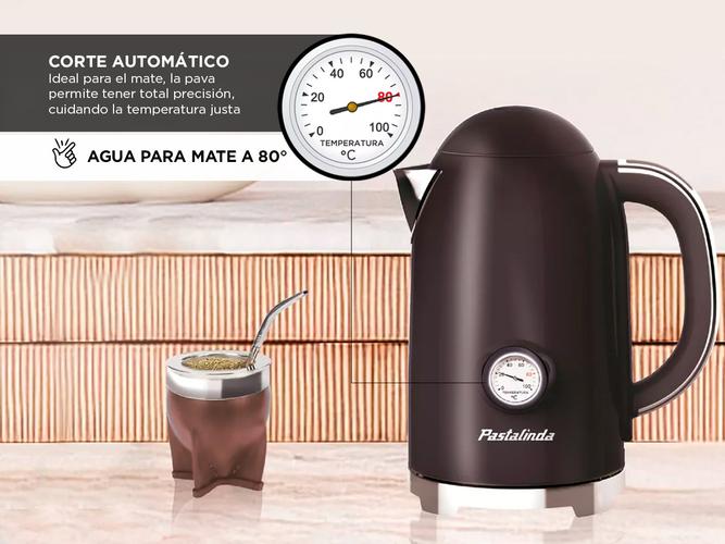 Pava Eléctrica Pastalinda Bollitore Digital Vintage Con Control Temperatura - 3