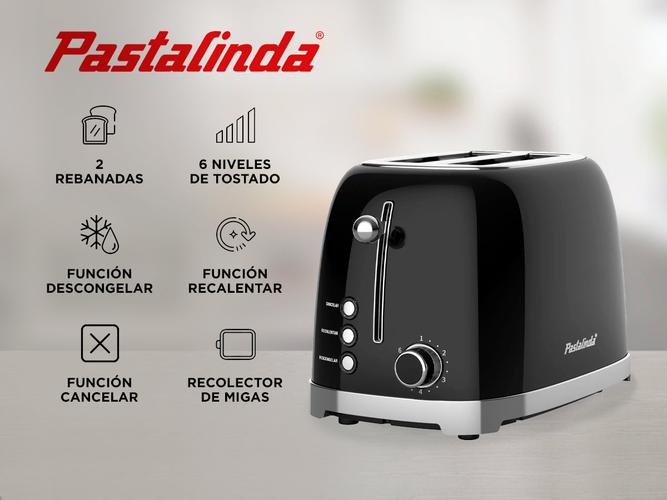 Tostadora Eléctrica Pastalinda Tostapane Vintage 2 Rebanadas  - 1