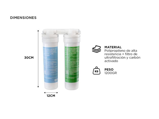 Purificador De Agua Dvigi Filtro Bajo Mesada con Ultrafiltración  - 4
