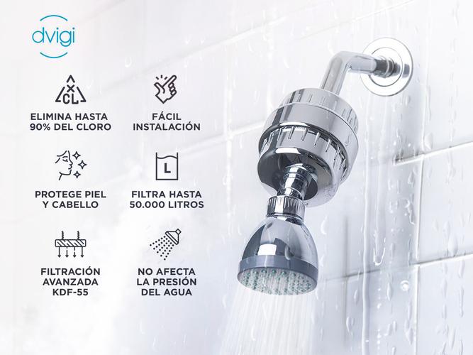 Filtro Purificador De Agua DVIGI Para Ducha Golden Lite  - 1