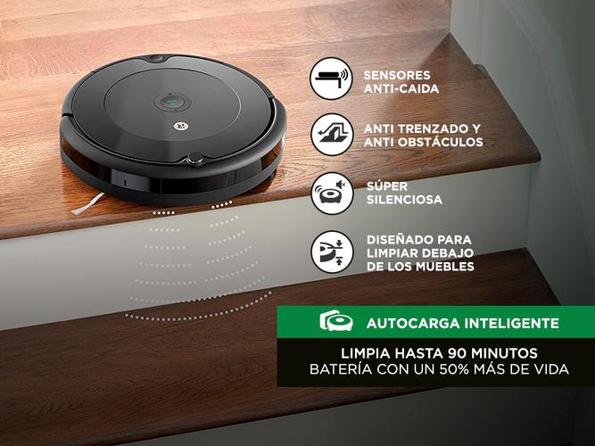 Aspiradora Robot Irobot Roomba 675 WiFi App Anti-Caída - 4