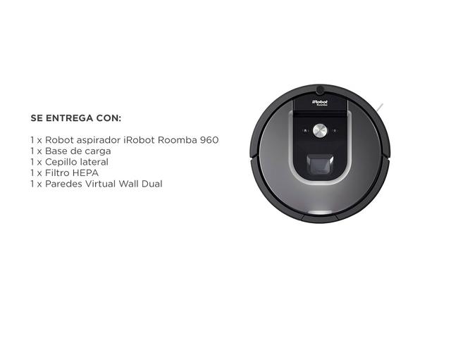 Aspiradora Robot Irobot Roomba 960 Navegacion inteligente - 5