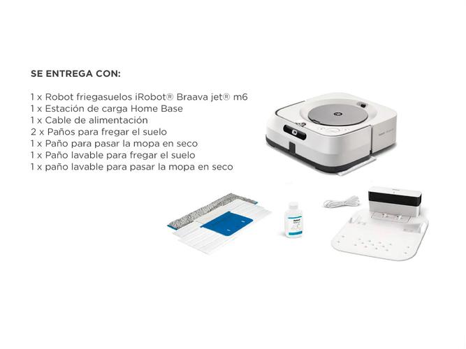 Trapeadora Robot Irobot Braava Jet M6 Inteligente  - 5