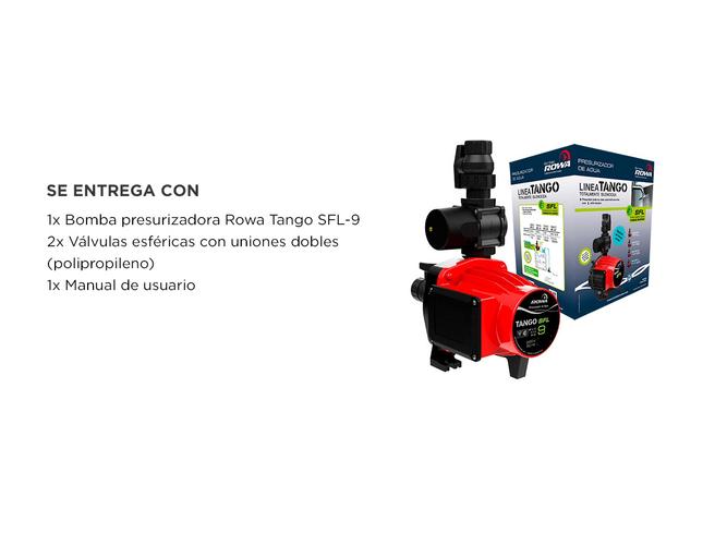 Bomba Presurizadora Rowa Tango 9 Sfl 015hp  - 6