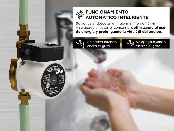 Bomba Presurizadora Rowa Mini RW9 Bronce 220 V - 2