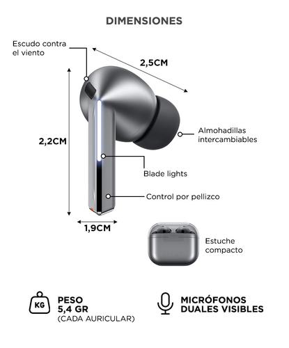 Auriculares Samsung Galaxy Buds3 Pro Silver - 5