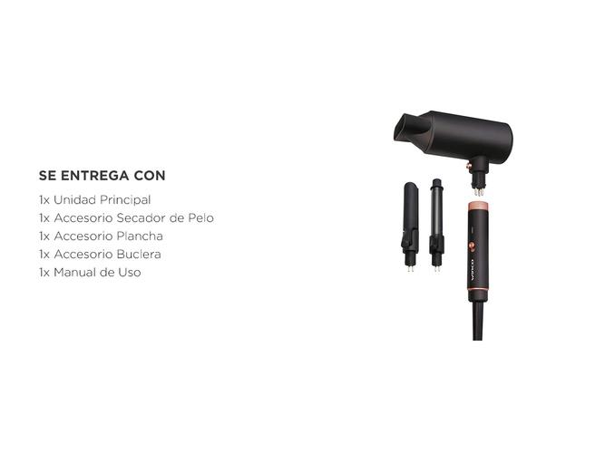 Set Secador Planchita Buclera 3 En 1 Winco W197 Belleza Pelo - 4
